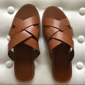 Madewell The Boardwalk Woven Slide Sandal 9M